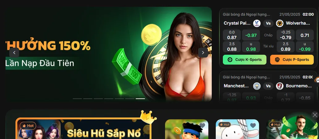 86bet có giao diện hiện đại, thân thiện với người dùng
